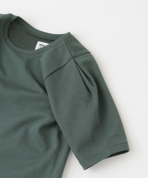 URBAN RESEARCH DOORS（アーバンリサーチドアーズ）の「『親子リンク』タックバルーンスリーブTシャツ(KIDS)（Tシャツ/カットソー・キッズ・グリーン/ベージュ系その他・120/105/150/135）」の17枚目の写真