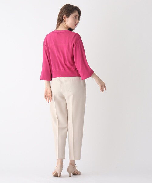 index(インデックス)の「◆ビジューボタンVあきカーディガン【WEB限定サイズ】(カーディガン/ボレロ・レディース・ブラック/ライトグレー/ピンク系・36/40/42/38)」の16枚目の写真