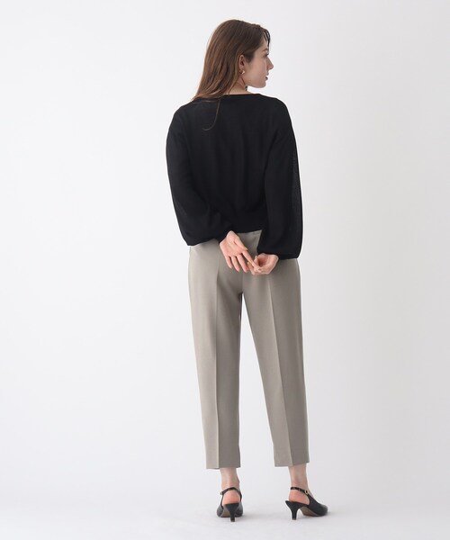 index(インデックス)の「◆ビジューボタンVあきカーディガン【WEB限定サイズ】(カーディガン/ボレロ・レディース・ブラック/ライトグレー/ピンク系・36/40/42/38)」の12枚目の写真