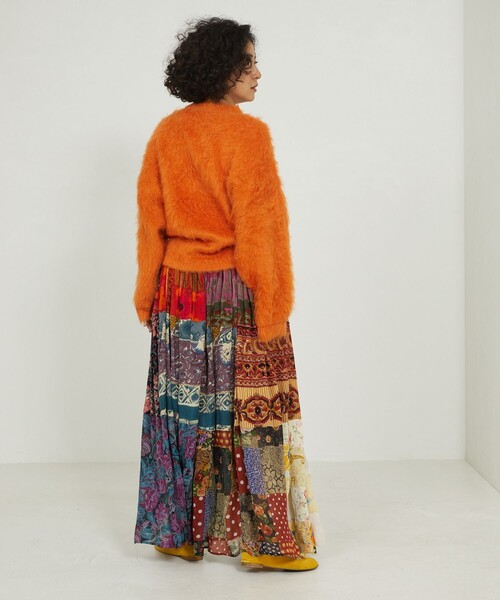 Freada（フリーダ）の「Freada/フリーダ シャギーニットプルオーバー（ニット/セーター・レディース・ピンク/オレンジ/グリーン・ﾌﾘ-）」の21枚目の写真