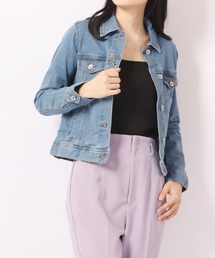 ONE GLASS JEANS ストレッチ ライトオンス デニム ジャケット Gジャン
