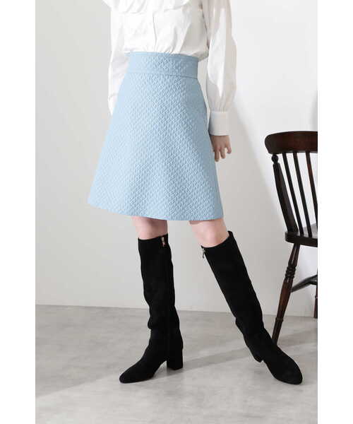 JILL STUART（ジルスチュアート）の「◆ローズマトラッセスカート（スカート・レディース・ブラック/ブルー・2/0/4）」の4枚目の写真