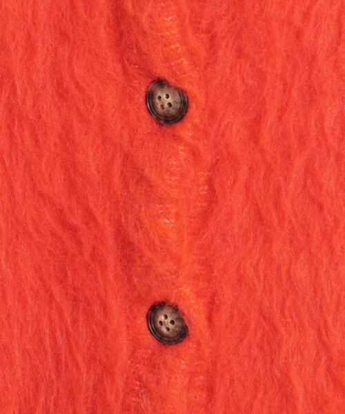 BEAUTY&YOUTH UNITED ARROWS（ビューティーアンドユースユナイテッドアローズ）の「シャギージャカード クルーネックカーディガン（カーディガン/ボレロ・レディース・ライトグレー/オレンジ/ロイヤルブルー・FREE）」の8枚目の写真