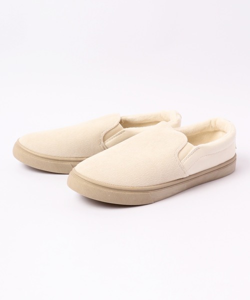 FUNALIVE(ファンアライブ)の「jou jou lier 内ボア切り替えスリッポンスニーカー(スリッポン・レディース・ブラック/ブラウン/グレー/アイボリー・L/M)」の7枚目の写真