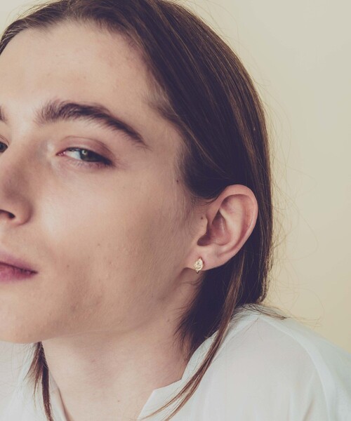 and cloud（アンドクラウド）の「Windcrest Earring S / Single（イヤリング・レディース・ブラック/シルバー/イエローゴールド・FREE）」の11枚目の写真