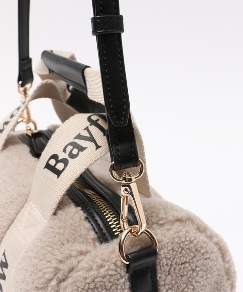 BAYFLOW（ベイフロー）の「ロゴテープボアドラム（ショルダーバッグ・レディース・ベージュ/アイボリー・FREE）」の17枚目の写真