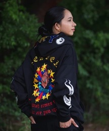 ROYAL FLASH | MAYO/メイヨー/Embroidery Forget me not Hoodie(パーカー)