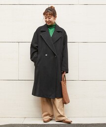 FREAK'S STORE | 【WEB限定】MACOBER×FREAK'S STORE/マコバー　ウールロングピーコート(ピーコート)