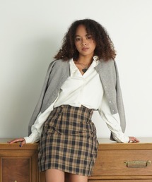 TINA：JOJUN | ショート丈 ハート釦カーディガン TINA：JOJUN(カーディガン/ボレロ)