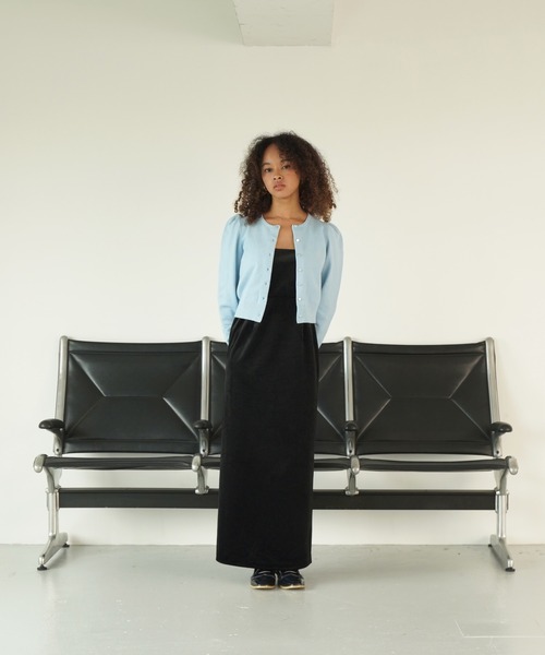 ショート丈 ハート釦カーディガン TINA：JOJUN（カーディガン/ボレロ）｜TINA：JOJUN（ティーナジョジュン）