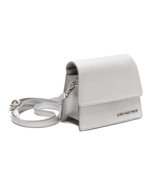 atmos pink（アトモスピンク）の「atmos pink スクエアミニバッグ（ハンドバッグ・レディース・ブラック/シルバー/イエロー・FREE）」の3枚目の写真