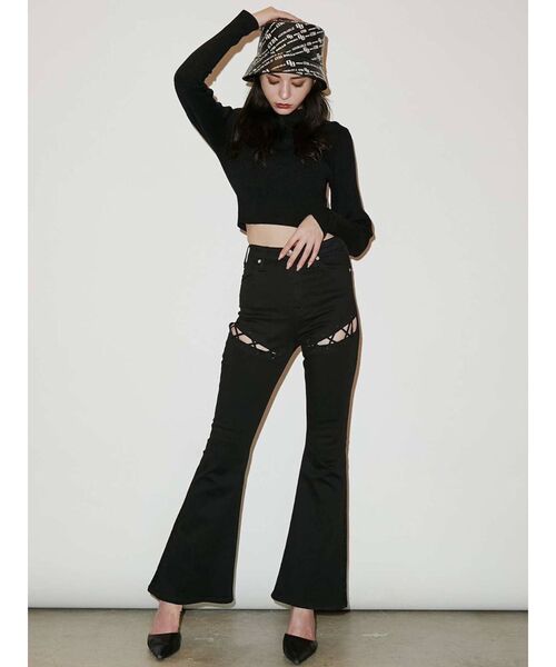 GYDA（ジェイダ）の「GYDA MONOGRAM PATTERNバケットハット（ハット・レディース・アイボリー/ブラック・FREE）」の13枚目の写真