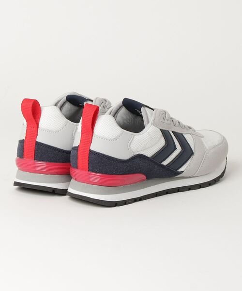 hummel(ヒュンメル)の「hummel/ヒュンメル MONACO 86/モナコ 86(スニーカー・メンズ・ベージュ/ホワイト×ネイビー/グレー・25cm/26.5cm/25.5cm/27cm/24cm/28cm/23cm)」の4枚目の写真