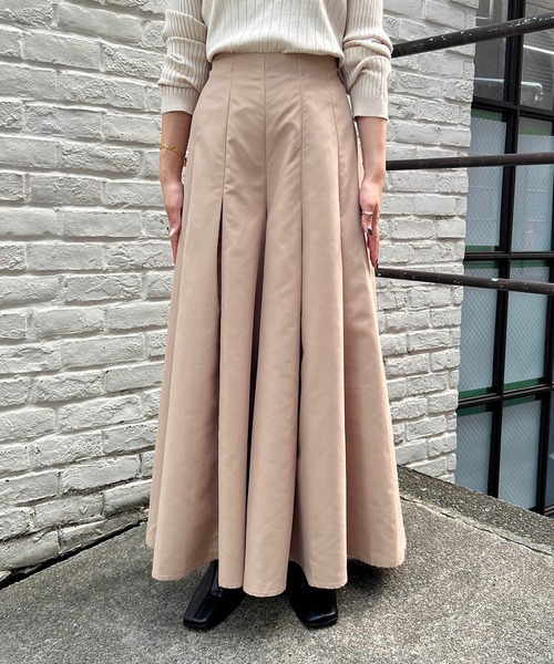 CAPRICIEUX LE'MAGE（カプリシューレマージュ）の「タックボリュームパンツ（その他パンツ・レディース・ブラック/ベージュ・FREE）」の9枚目の写真