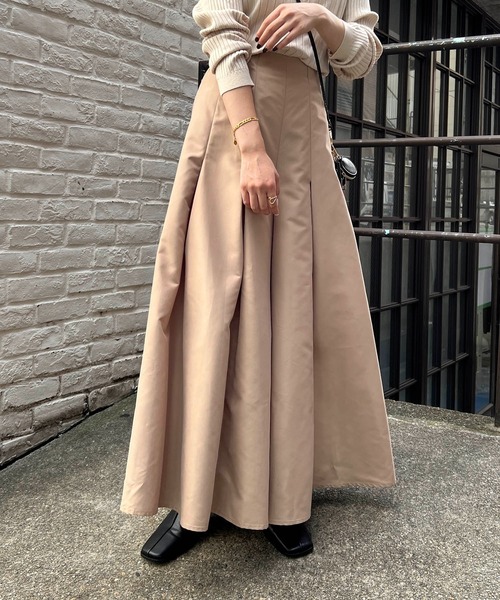 CAPRICIEUX LE'MAGE（カプリシューレマージュ）の「タックボリュームパンツ（その他パンツ・レディース・ブラック/ベージュ・FREE）」の20枚目の写真