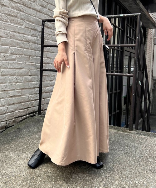 CAPRICIEUX LE'MAGE（カプリシューレマージュ）の「タックボリュームパンツ（その他パンツ・レディース・ブラック/ベージュ・FREE）」の16枚目の写真