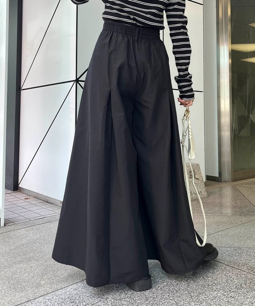 CAPRICIEUX LE'MAGE（カプリシューレマージュ）の「タックボリュームパンツ（その他パンツ・レディース・ブラック/ベージュ・FREE）」の22枚目の写真