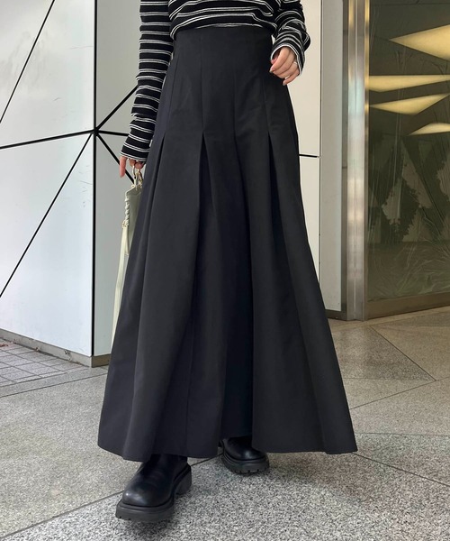 CAPRICIEUX LE'MAGE（カプリシューレマージュ）の「タックボリュームパンツ（その他パンツ・レディース・ブラック/ベージュ・FREE）」の10枚目の写真