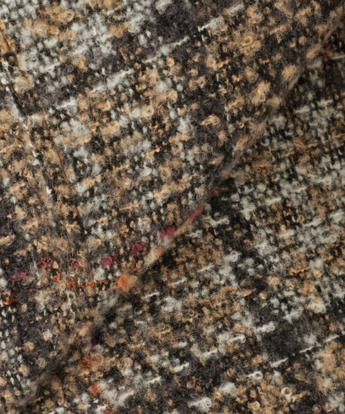 JOURNAL STANDARD relume(ジャーナルスタンダード レリューム)の「ジャガードツイード CHECK CPO(ブルゾン・メンズ・イエロー/マスタード・MEDIUM/LARGE)」の3枚目の写真