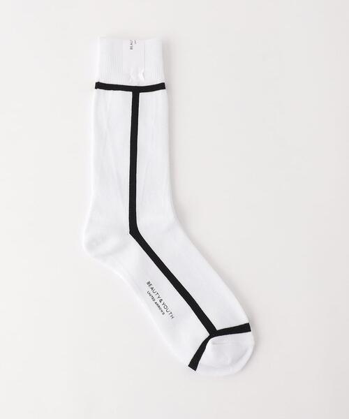 サイドライン ソックス ソックス 靴下 Beauty Youth United Arrows ビューティアンドユースユナイテッドアローズ のファッション通販 Zozotown