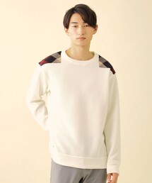 CB CRESTBRIDGE | ヨークチェックワッフルロンT(Tシャツ/カットソー)