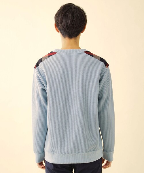 CB CRESTBRIDGE(シービークレストブリッジ)の「ヨークチェックワッフルロンT(Tシャツ/カットソー・メンズ・オレンジ系その他5/ネイビー/オフホワイト/ブルー系その他4・M/L)」の11枚目の写真