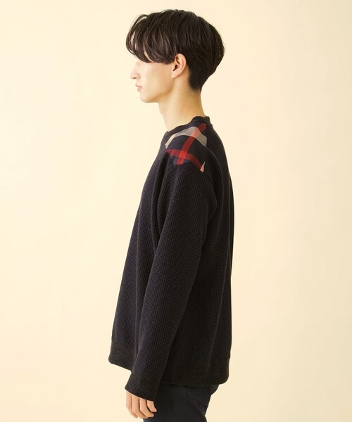 CB CRESTBRIDGE(シービークレストブリッジ)の「ヨークチェックワッフルロンT(Tシャツ/カットソー・メンズ・オレンジ系その他5/ネイビー/オフホワイト/ブルー系その他4・M/L)」の14枚目の写真