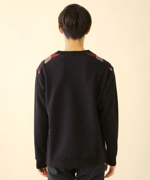 CB CRESTBRIDGE(シービークレストブリッジ)の「ヨークチェックワッフルロンT(Tシャツ/カットソー・メンズ・オレンジ系その他5/ネイビー/オフホワイト/ブルー系その他4・M/L)」の15枚目の写真