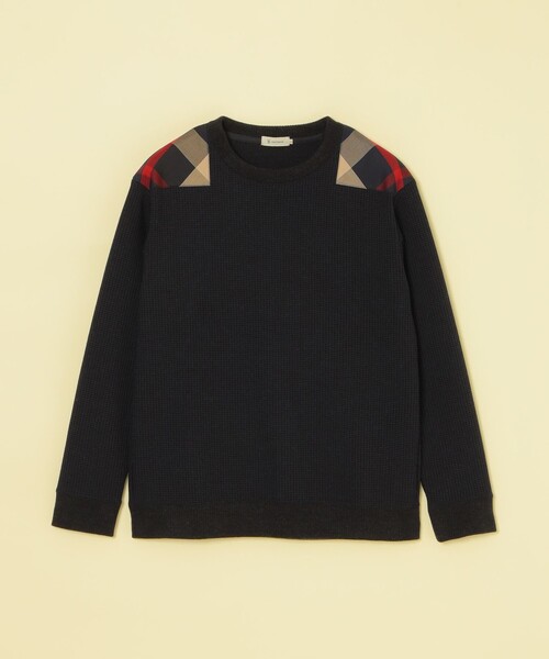 CB CRESTBRIDGE(シービークレストブリッジ)の「ヨークチェックワッフルロンT(Tシャツ/カットソー・メンズ・オレンジ系その他5/ネイビー/オフホワイト/ブルー系その他4・M/L)」の16枚目の写真