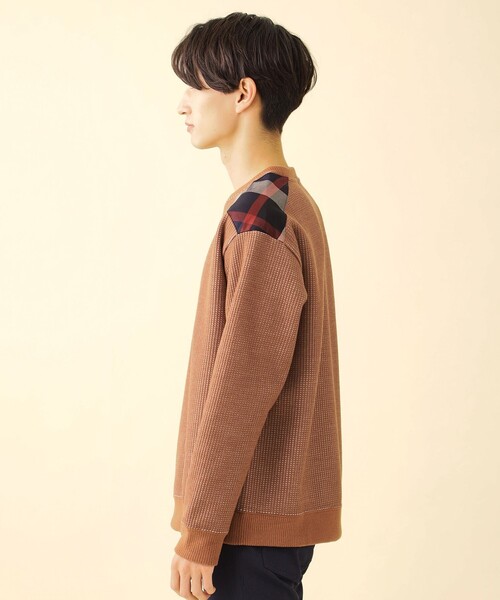 CB CRESTBRIDGE(シービークレストブリッジ)の「ヨークチェックワッフルロンT(Tシャツ/カットソー・メンズ・オレンジ系その他5/ネイビー/オフホワイト/ブルー系その他4・M/L)」の18枚目の写真