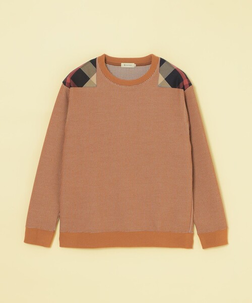 CB CRESTBRIDGE(シービークレストブリッジ)の「ヨークチェックワッフルロンT(Tシャツ/カットソー・メンズ・オレンジ系その他5/ネイビー/オフホワイト/ブルー系その他4・M/L)」の20枚目の写真