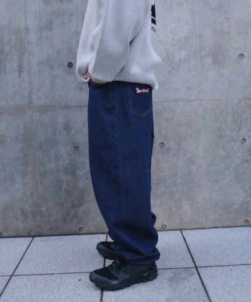 【KOOKY'N/クーキー】BRONXバルーンワッペンワイドデニム WHO'S WHO gallery（フーズフーギャラリー）の「【KOOKY'N