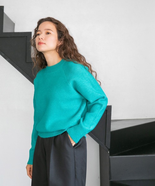 新品✦マークアンドロナ✦24年秋冬オーバーニットジャケット✦蛍光グリーン 新品✦マークアンドロナ✦24年秋冬オーバーニットジャケット✦蛍光グリーン