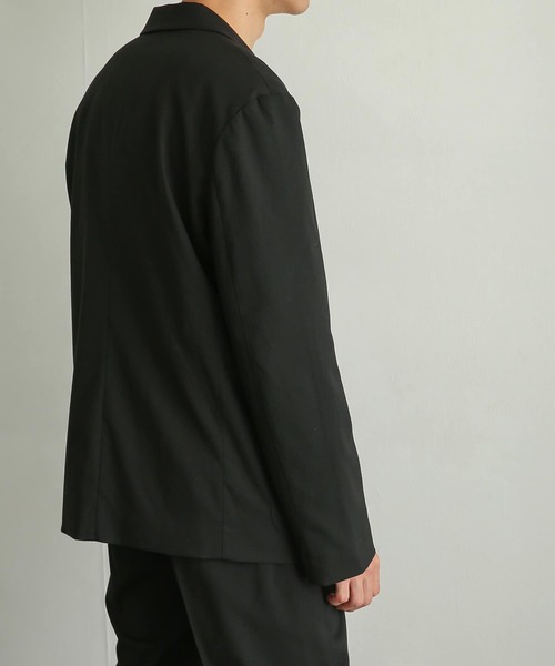 SENSE OF PLACE by URBAN RESEARCH（センスオブプレイスバイアーバンリサーチ）の「『UR TECH』ダブルテーラードジャケット（テーラードジャケット・メンズ・ブラック/ネイビー・LARGE/MEDIUM）」の7枚目の写真