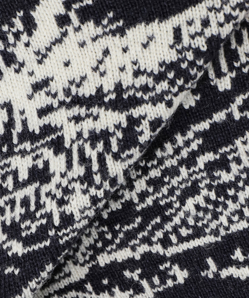 mii(ミー)の「【Mii / ミイ】KNITTED WOOL JQ SWEATE:ニット(ニット/セーター・レディース・ネイビー・MEDIUM)」の17枚目の写真