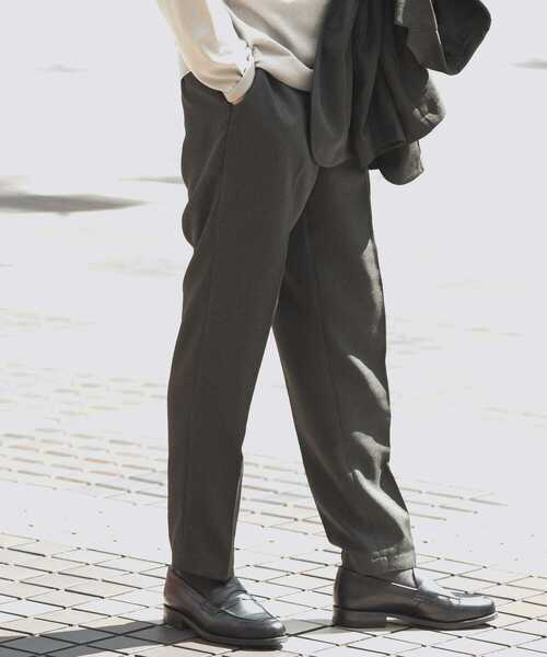 URBAN RESEARCH DOORS（アーバンリサーチドアーズ）の「LIFE STYLE TAILOR　ウールライクツイルパンツ（スーツパンツ・メンズ・グリーン系その他/ネイビー・MEDIUM/LARGE/X-LARGE/SMALL）」の20枚目の写真