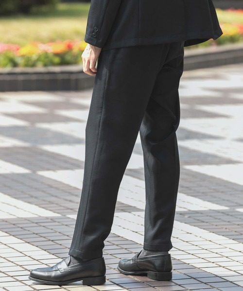 URBAN RESEARCH DOORS（アーバンリサーチドアーズ）の「LIFE STYLE TAILOR　ウールライクツイルパンツ（スーツパンツ・メンズ・グリーン系その他/ネイビー・MEDIUM/LARGE/X-LARGE/SMALL）」の12枚目の写真