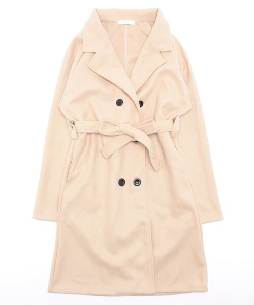 Lamoa（ラモア）の「Lamoa/オーバーサイズ ロング チェスターコート（チェスターコート・レディース・アイボリー/ブラック・FREE）」の16枚目の写真