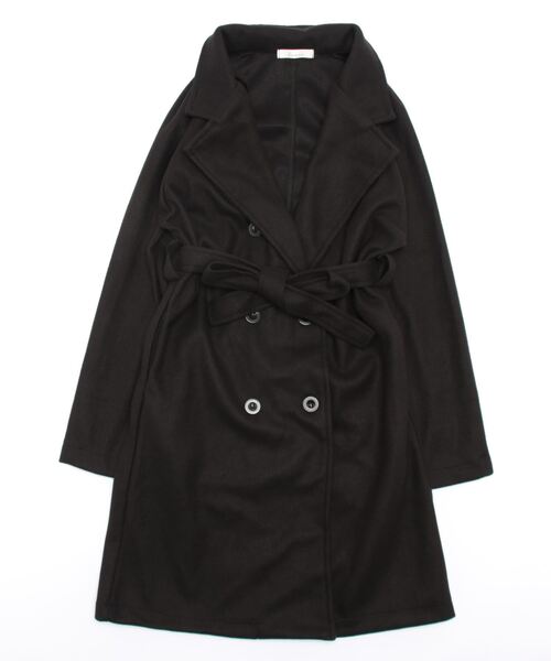 Lamoa（ラモア）の「Lamoa/オーバーサイズ ロング チェスターコート（チェスターコート・レディース・アイボリー/ブラック・FREE）」の17枚目の写真