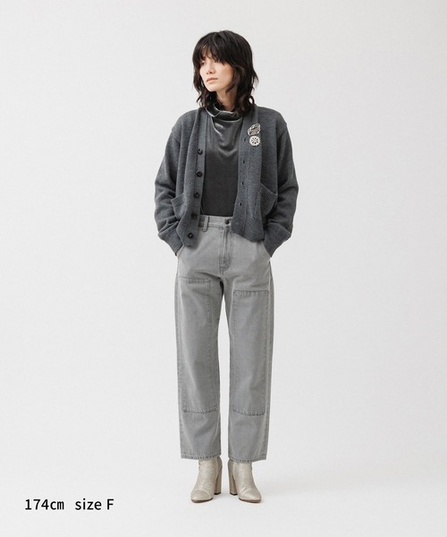M TO R（ムウトアール）の「［TOPS］VELOR TURTLENECK TOPS（Tシャツ/カットソー・レディース・ブラック/ホワイト/ライトグレー・FREE）」の20枚目の写真