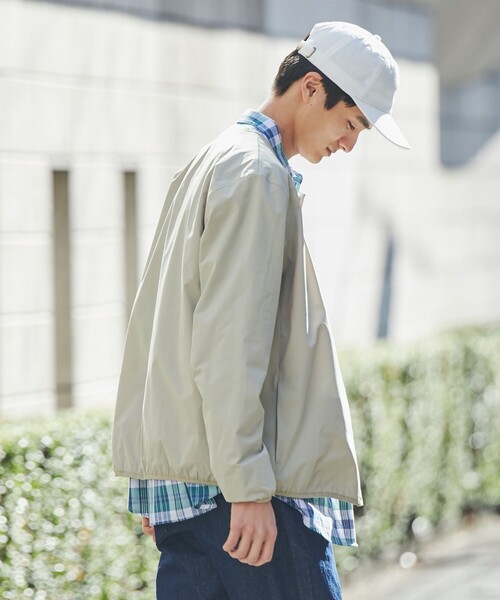 coen（コーエン）の「SIERRATEXノーカラーブルゾン（ブルゾン・メンズ・ブラック/ベージュ/オレンジ/ダークグレー・S/M/L/XL）」の16枚目の写真