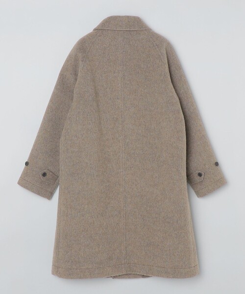 SHIPS（シップス）の「SHIPS: ウール シャギー ボンディング ラグランコート（ステンカラーコート・メンズ・ダークグレー/ベージュ・SMALL/MEDIUM/LARGE/X-LARGE）」の19枚目の写真