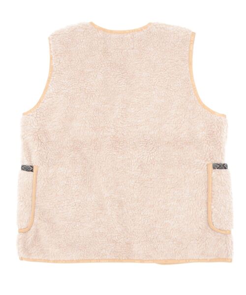 チャイハネ（チャイハネ）の「【チャイハネ】Amina×grn ボナトアMEN'Sベスト（ベスト・メンズ・パープル系その他/ベージュ・FREE）」の3枚目の写真