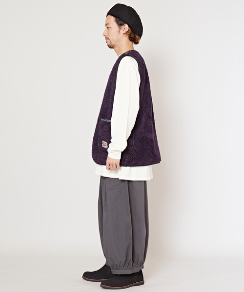 チャイハネ（チャイハネ）の「【チャイハネ】Amina×grn ボナトアMEN'Sベスト（ベスト・メンズ・パープル系その他/ベージュ・FREE）」の15枚目の写真