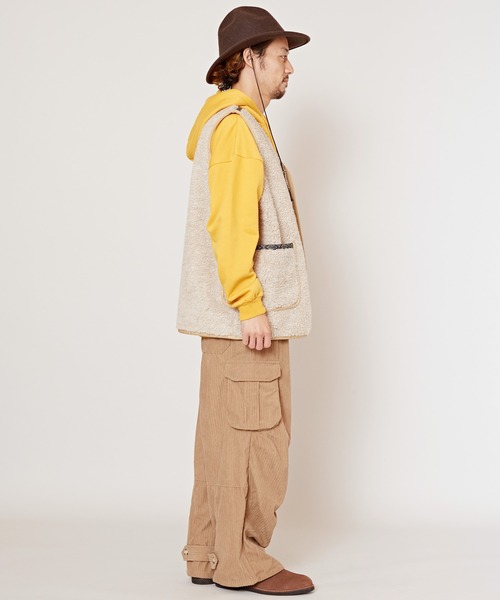 チャイハネ（チャイハネ）の「【チャイハネ】Amina×grn ボナトアMEN'Sベスト（ベスト・メンズ・パープル系その他/ベージュ・FREE）」の10枚目の写真