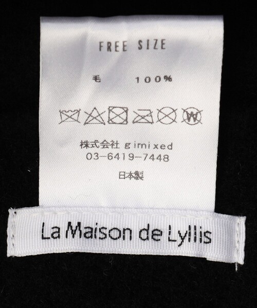 Firsthand（ファーストハンド）の「La Maison de Lyllis/ラ メゾン ド リリス ANTON（ハット・レディース・オフホワイト/ブラック・ONE SIZE）」の8枚目の写真