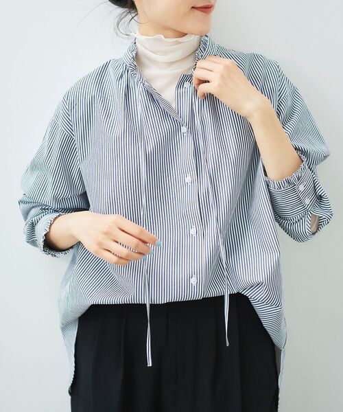 le.coeur blanc(ルクールブラン)の「シアータートル(Tシャツ/カットソー・レディース・ブラック/オフホワイト/グレー・38)」の11枚目の写真