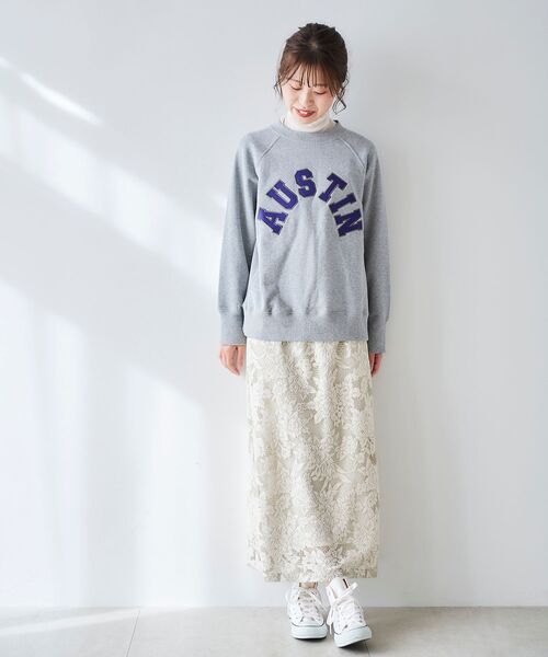 le.coeur blanc(ルクールブラン)の「シアータートル(Tシャツ/カットソー・レディース・ブラック/オフホワイト/グレー・38)」の15枚目の写真
