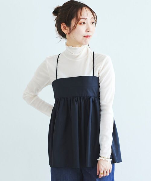 le.coeur blanc(ルクールブラン)の「シアータートル(Tシャツ/カットソー・レディース・ブラック/オフホワイト/グレー・38)」の16枚目の写真