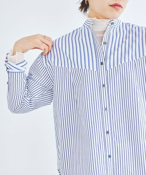 le.coeur blanc(ルクールブラン)の「シアータートル(Tシャツ/カットソー・レディース・ブラック/オフホワイト/グレー・38)」の19枚目の写真